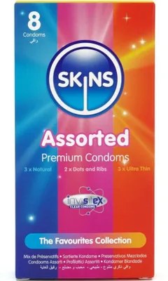 Produktbild von Skins - Sortierte Premium-Kondome Packung 8