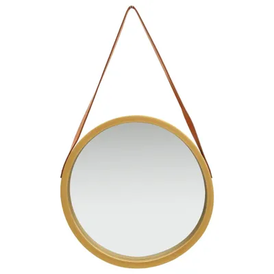 Immagine prodotto di Specchio da Parete con Cinghia 50 cm Oro