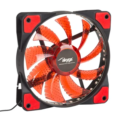 Obrázok produktu pre Akyga AW-12E-BR, Ventilátor, 12 cm, 1100 ot/min, 1210 ot/min, Čierna