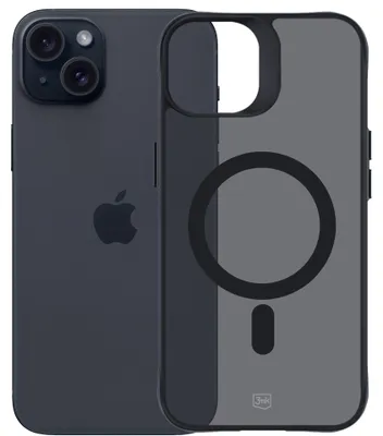 Productafbeelding van H Hardy Telefoonhoesje voor iPhone 15, Krasbestendige MagSafe-beschermhoes, Zwart