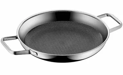 Produktbild von WMF Servierpfanne Ø 24 cm Profi Resist, Schwarz, Edelstahl, Edelstahl, PermaDur, Keramik, Gas, Halogen, Induktion, Edelstahl, WMF Atelier