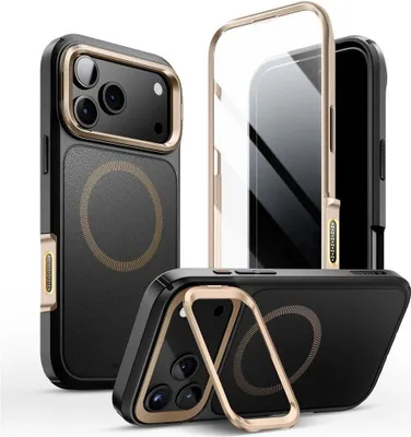 Produktbild von Etui Supcase Iblsn Ares Flip Mag Magsafe Na Iphone 17 Pro - Złote
