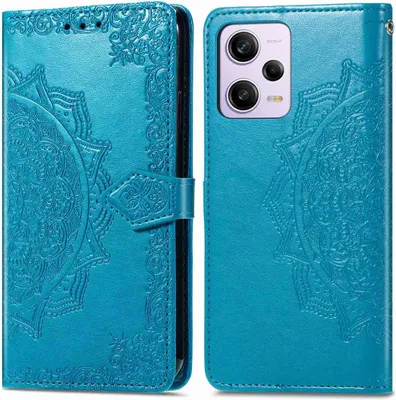 Zdjęcie produktu dla imoshion Mandala Bookcase dla Xiaomi Redmi Note 12 Pro (5G) - turkusowy