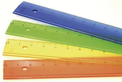 Produktbild von Lineal Plastik 15cm sortiert