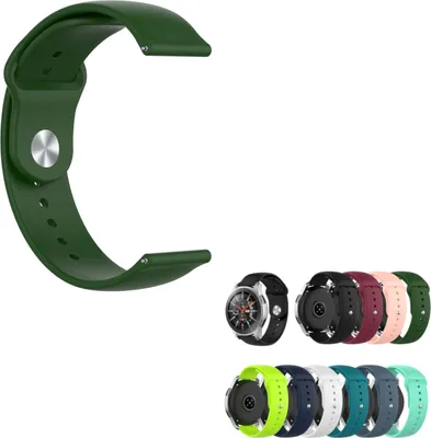 Image de Bracelet en silicone TPU pour montre HONOR Magic Watch 2 46 mm, style sport, bleu marine et vert