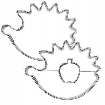 Produktbild von EkoForemki Igel Apfel Keksausstecher Set 4,5 cm