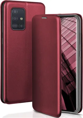 Produktbild von BUSINESS-Case für Samsung Galaxy A51, Farbe:Burgund - Red