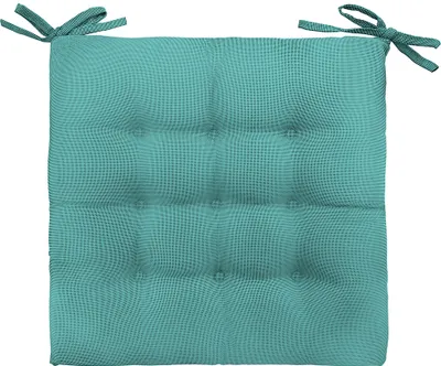 Produktbild von Outdoor Sitzpolster B 40 x L 40 x H 5 cm, Fb. petrol : 100% Polyester (Outdoor) : petrol