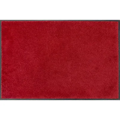 Produktbild von wash+dry Original Regal Red, Dekorative Fußmatte, Drinnen, Rechteckig, Rot, Einfarbig, 500 mm