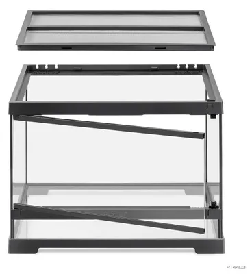Productafbeelding van Exo Terra Pro Terrarium Small Low glazen terrarium 45x45x30cm