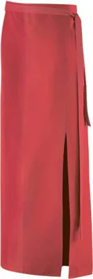 Produktbild von Schürze mit Schlitz B 100 x L 100 cm, Fb. rot : rot : 65% Polyester 35%Baumwolle 220 g/m²