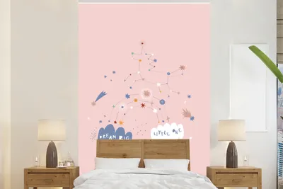 Produktbild von MuchoWow® Fototapete für Wohnzimmer oder Schlafzimmer Wandtapete Vinyl Motivtapete Einhorn - Regenbogen - Kinderzimmer - 225x350 cm - Schlafzimmer tapete