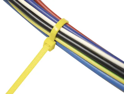 Immagine prodotto di SAPISELCO 100x fascette lunghezza 280 mm larghezza 4,5 mm giallo - SEL.14.425R