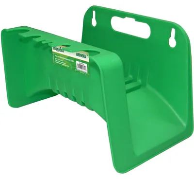 Produktbild von Schlauchhalter Schlauchaufhänger Wandhalterung - Basishalter - Zum Aufhängen an der Wand - Mit Zubehörhaken - Bulk