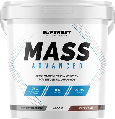 Image de Gainers - Superset Nutrition - MASS ADVANCED (4KG) - Saveur Chocolat
