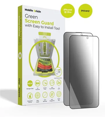 Obrázok produktu pre Mobile Origin SGA-FP-I16PRO-2PK, Apple, iPhone 16 Pro, Odolné proti poškriabaniu, Odolné voči pádom, Odolné proti nárazu, Vodeodolný, Odolné proti oleju, Priehľadná, 2 kusov