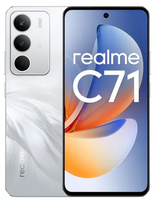 Obrázek produktu pro realme C71, 16,9 cm (6.67"), 4 GB, 256 GB, 50 MP, Android 15, Bílá