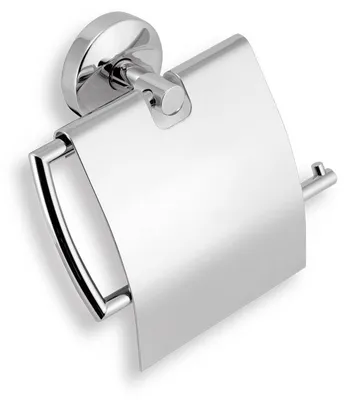 Zdjęcie produktu dla Uchwyt na papier toaletowy Novaservis z pokrywką Metalia 11 chrom