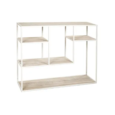 Produktbild von Pomax Eszential Regal, Weiß, L 100 x B 30 x H 80 cm