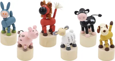 Immagine prodotto di Peluche schiacciabile Fattoria in legno