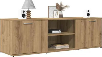 Obrázok produktu pre Maison Exclusive - TV skrinka Artisan dub 120x34x37 cm drevený materiál