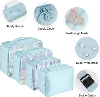 Image de Sac de rangement de voyage étanche pour vêtements et chaussures