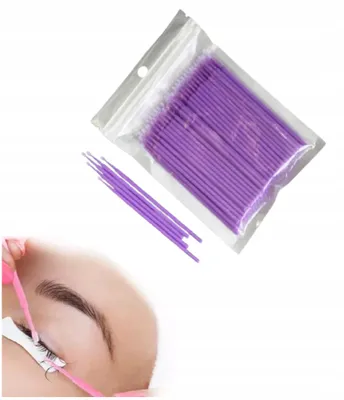 Produktbild von Beautiona Microbrush Einweg Applikatoren für Wimpern fusselfrei