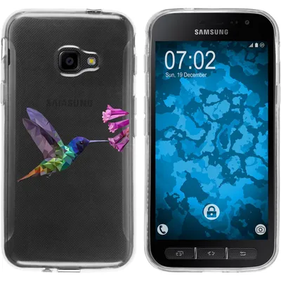 Produktbild von PhoneNatic Case kompatibel mit Samsung Galaxy Xcover 4 / 4s Silikon-Hülle Vektor Tiere M3
