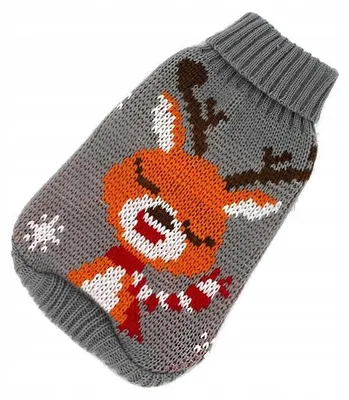 Produktbild von Fazoo Pullover Hund Katze Weihnachten Rentier Warm Fleece 2XL