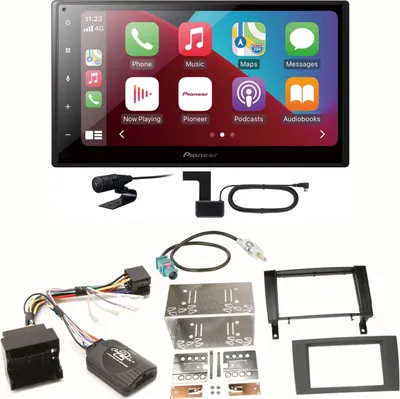 Produktbild von Pioneer SPH-DA160DAB Android Auto CarPlay Einbauset für Mercedes SLK R171
