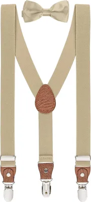 Produktbild von Kinderhosenträger & Fliege Set, verstellbar, für Länge 90–125 cm, für Feste