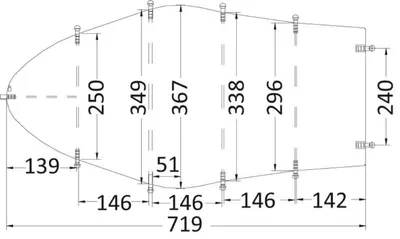 Image de Taud, universel 580/650 x 250 cm gris 300D , 1 pièce