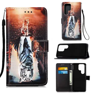 Immagine prodotto di Per Samsung Galaxy S22 Ultra 5G Custodia in  per cellulare Motif 1 Cover Case