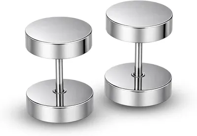 Produktbild von Fakeplugs Ohrstecker, Edelstahl, 8 mm, für die Ohren