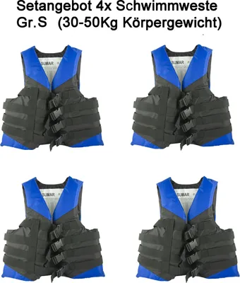 Produktbild von Setangebot 4x Schwimmweste Waterski gr. S