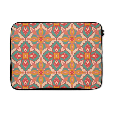 Obrázok produktu pre Puzdro na notebook 13 palcov Vzor - Hippie - Orange Taška na notebook