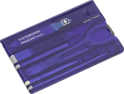 Produktbild von Victorinox SWISSCARD blau transparent