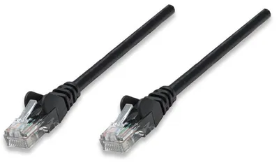 Obrázek produktu pro Intellinet 320757, 2 m, Cat5e, U/UTP (UTP), RJ-45, RJ-45, Černá