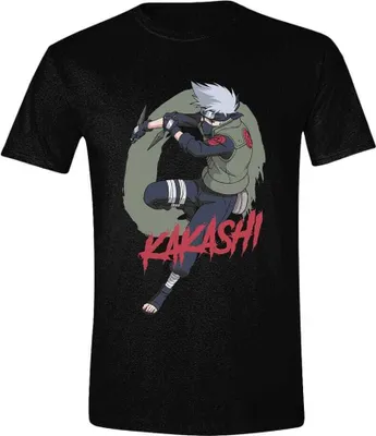 Produktbild von Naruto Shippuden T-Shirt Kakashi Fighting Größe M
