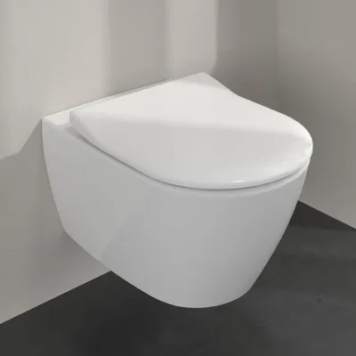 Obrázok produktu pre Villeroy & Boch, toaleta Taro a toaletové sedadlo SlimSeat s automatickým spúšťaním