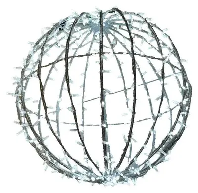 Immagine prodotto di NEDES Decorazione natalizia a forma di sfera, bianca - CH6