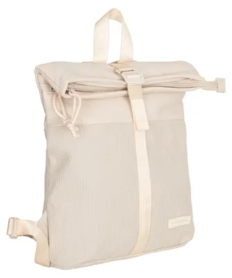 Produktbild von New Rebels Ribbi Roll Up Rolltop City Rucksack Los Angeles Kordoptik beige