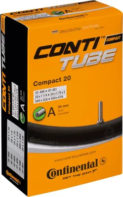 Produktbild von Continental 0181211 20' Schlauch 'Compact 20', 20x1 1/4-1.75' (32/47-406/451), AV, schwarz