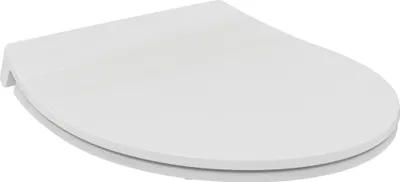 Produktbild von Ideal Standard - Universal, Universal ovaler WC-Sitz, WC-Sitz abgerundet mit langsamer Schließung, Antibakteriell, Schnellspanner, Weiß