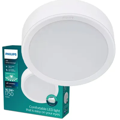 Obrázek produktu pro Philips Funkční Stropní svítidlo Meson, 16,5 W 170 mm, Bodová světla, 1 žárovek, LED, 16,5 W, 4000 K, Bílá