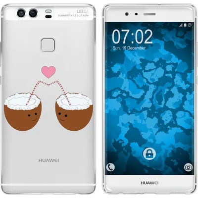 Produktbild von PhoneNatic Case kompatibel mit Huawei P9 Silikon-Hülle Sommer Coconuts M3