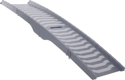 Produktbild von TRIXIE 3-fach Klapp-Rampe, Kunststoff/TPR - grau - 39 × 150 cm