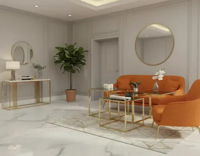Productafbeelding van Salontafel, modern, minimalistisch, goud, elegant, stijlvol, comfortabel