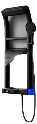 Image de Système de douche, design multifonctionnel,thermostatique, noir