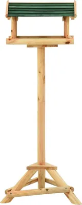 Produktbild von vidaXL Vogelhäuschen mit Ständer 37x28x100 cm Massivholz Tanne